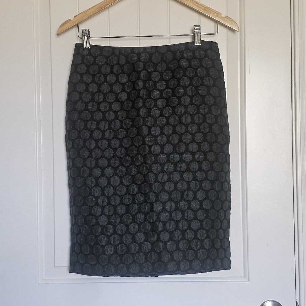 Maeve by Anthropologie Gobard Green Circle Jacquard Pencil Skirt – Size 0